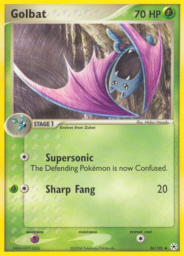 Golbat — illustrated card