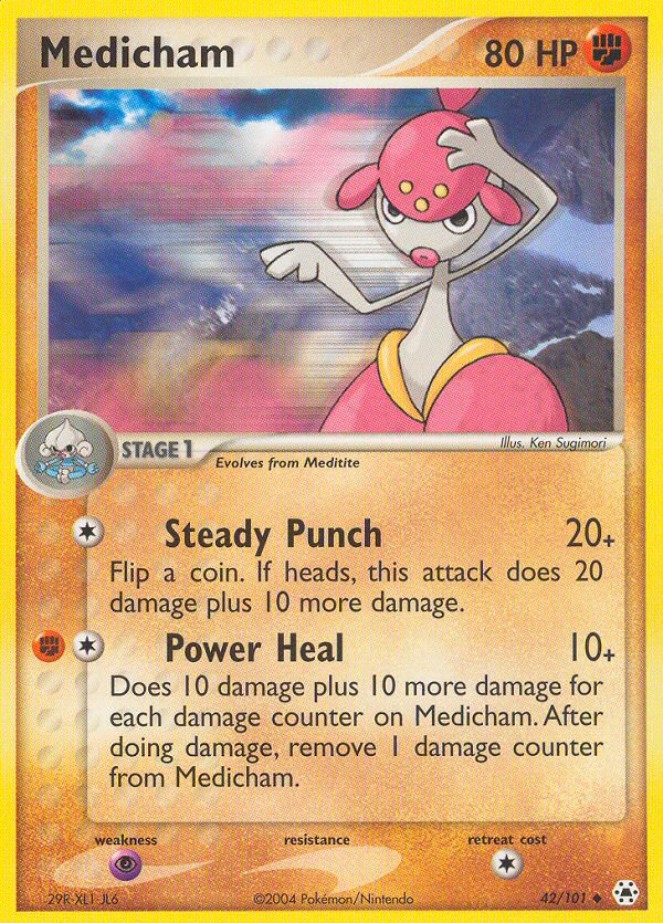 Medicham — illustrated card