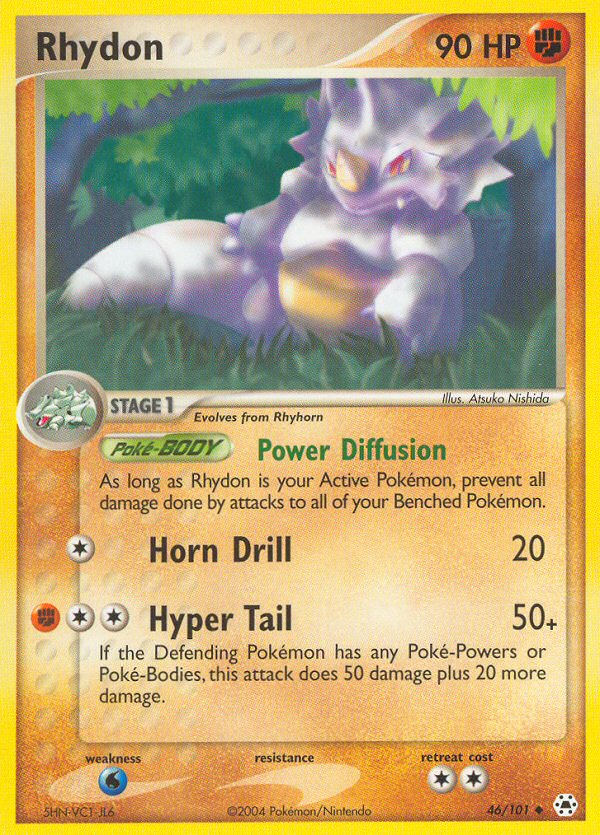 Rhydon — illustrated card