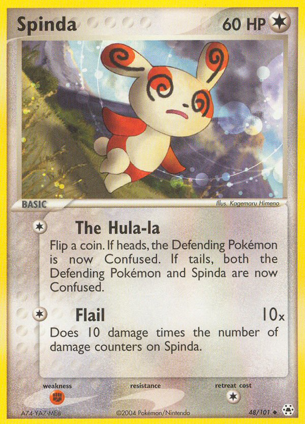 Spinda — illustrated card