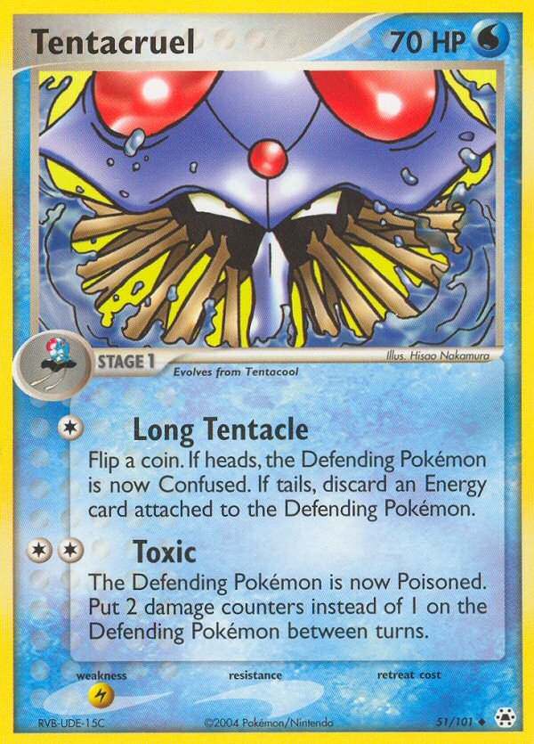 Tentacruel — illustrated card