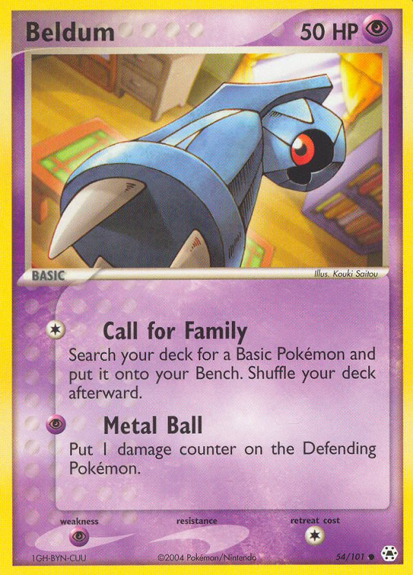 Beldum — illustrated card