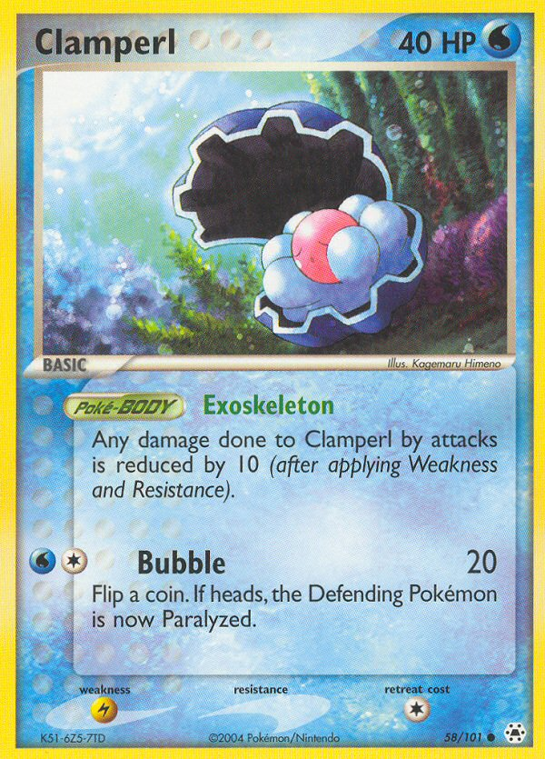 Clamperl — illustrated card
