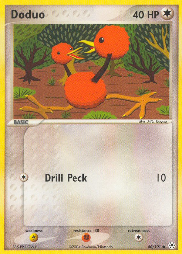 Doduo — illustrated card
