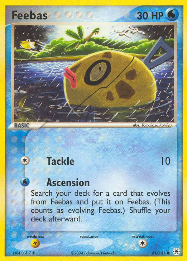 Feebas — illustrated card