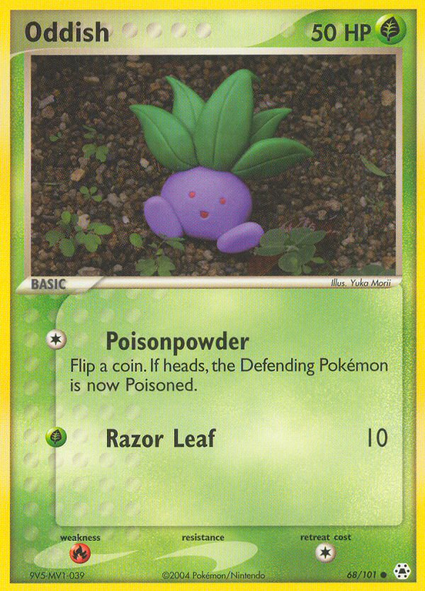 Oddish — illustrated card