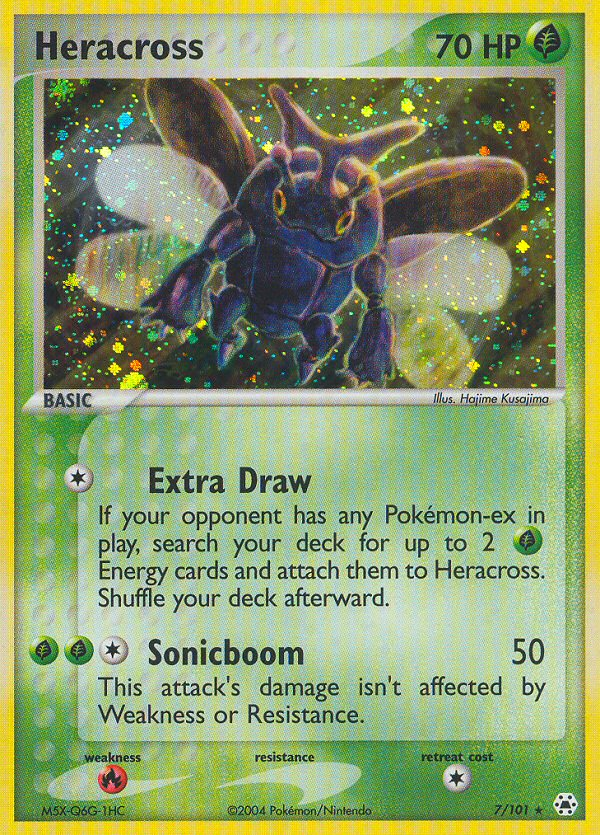 Heracross — illustrated card