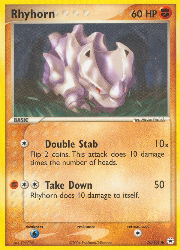 Rhyhorn — illustrated card
