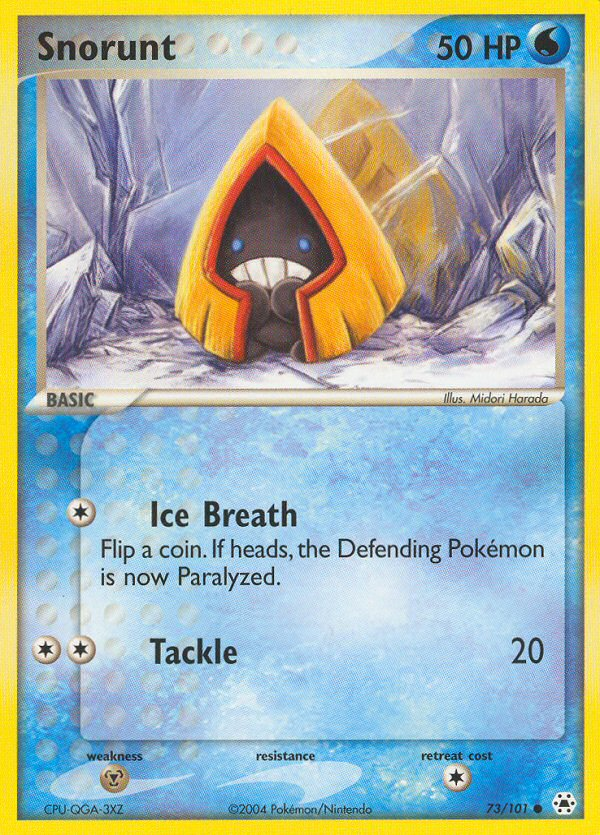Snorunt — illustrated card