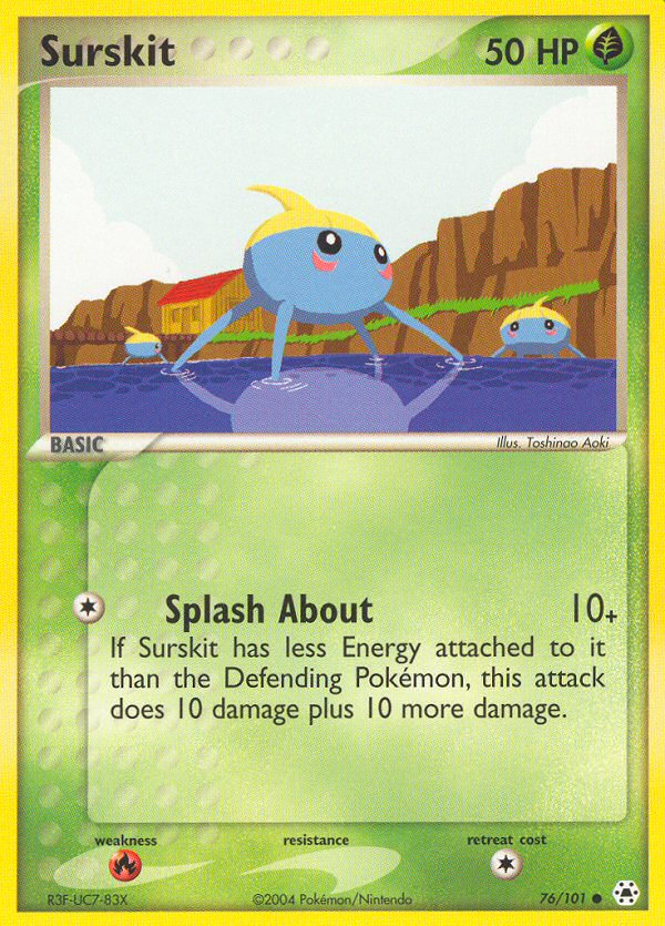 Surskit — illustrated card