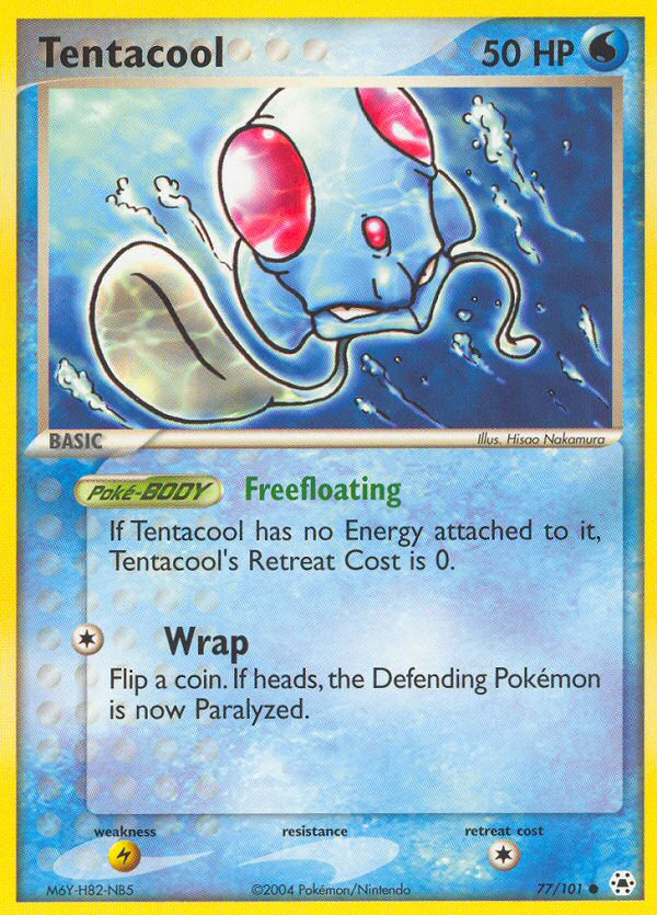 Tentacool — illustrated card