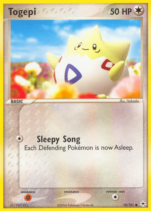 Togepi — illustrated card