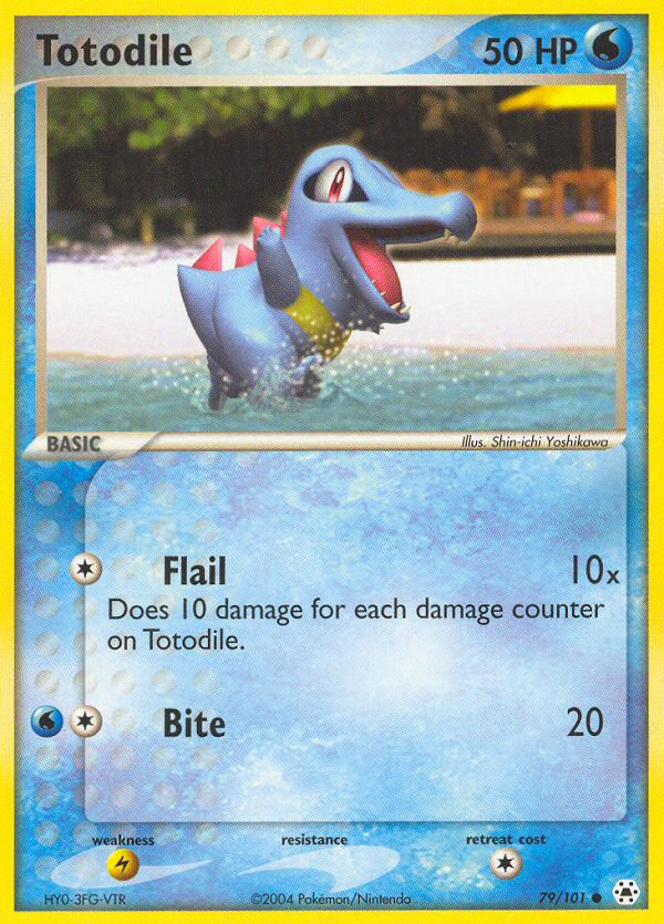 Totodile — illustrated card