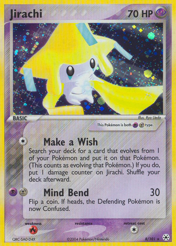 Jirachi — illustrated card