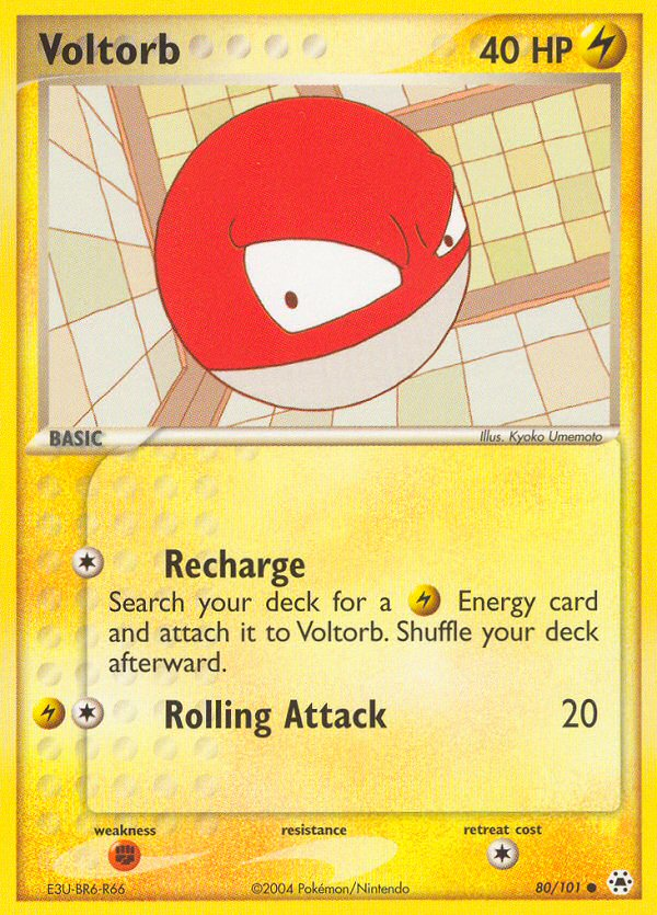 Voltorb — illustrated card