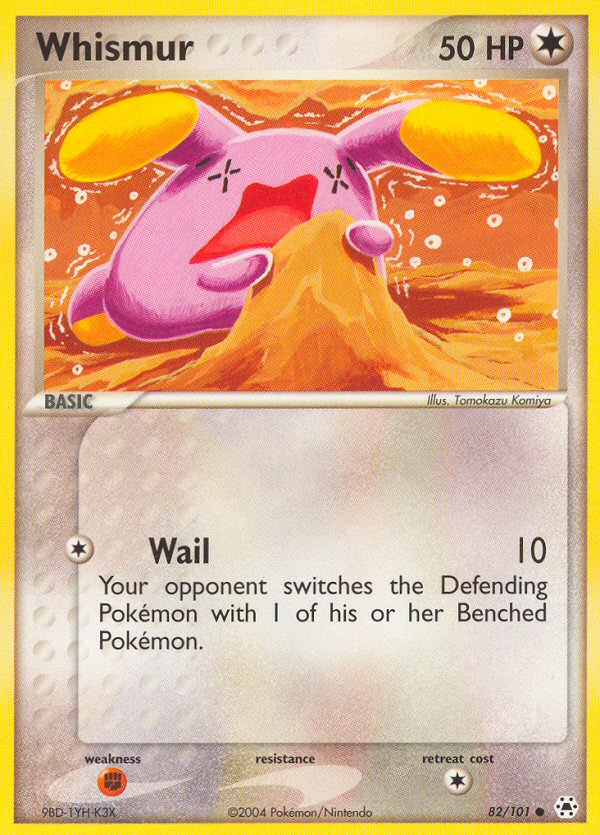 Whismur — illustrated card