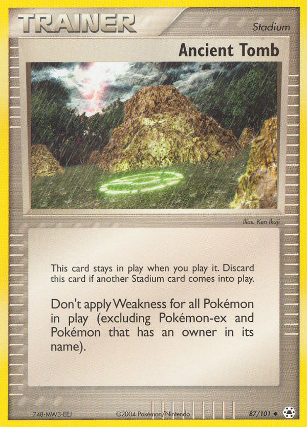Ancient Tomb — illustrated card