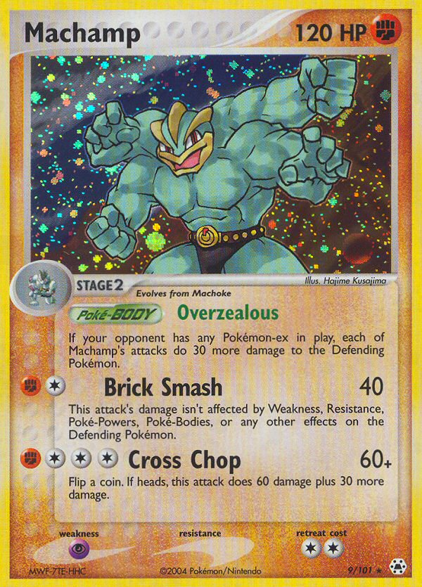 Machamp — illustrated card