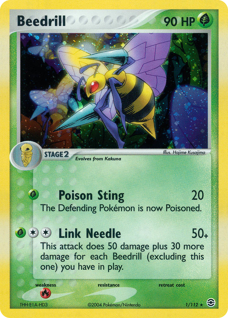 Beedrill — illustrated card