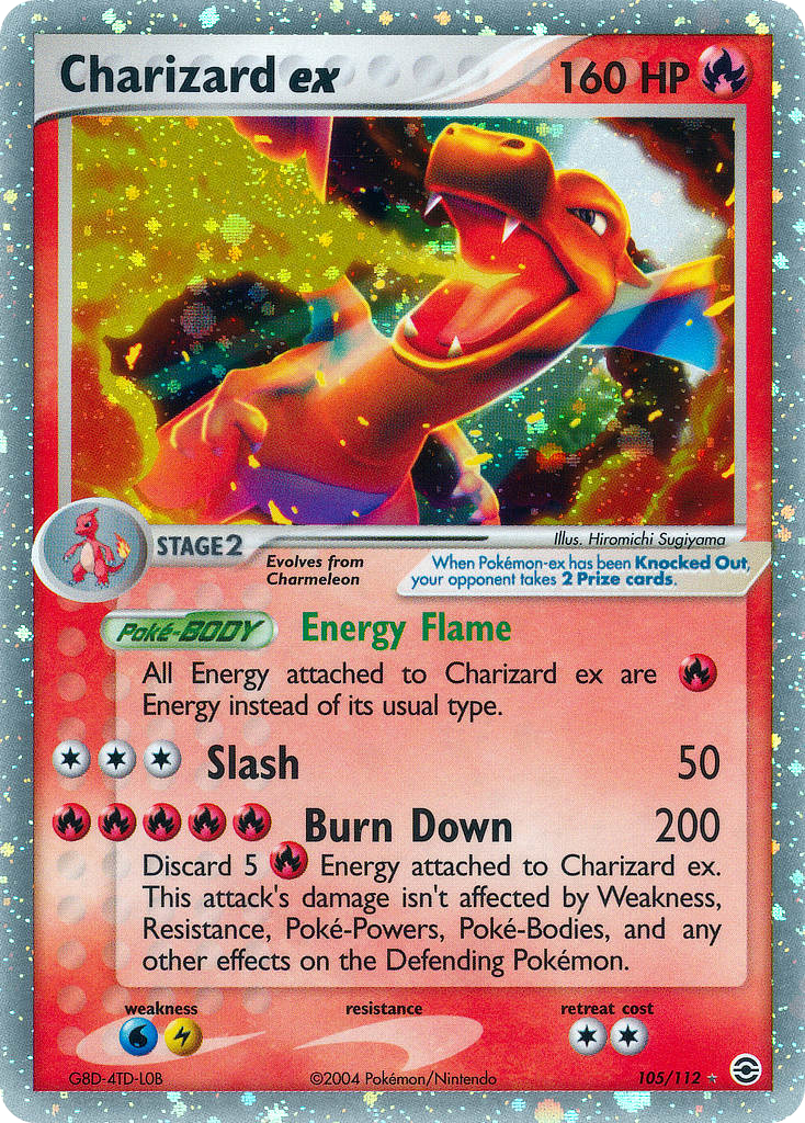 Charizard ex — illustrated card