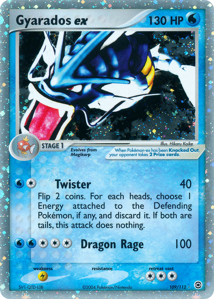 Gyarados ex — illustrated card