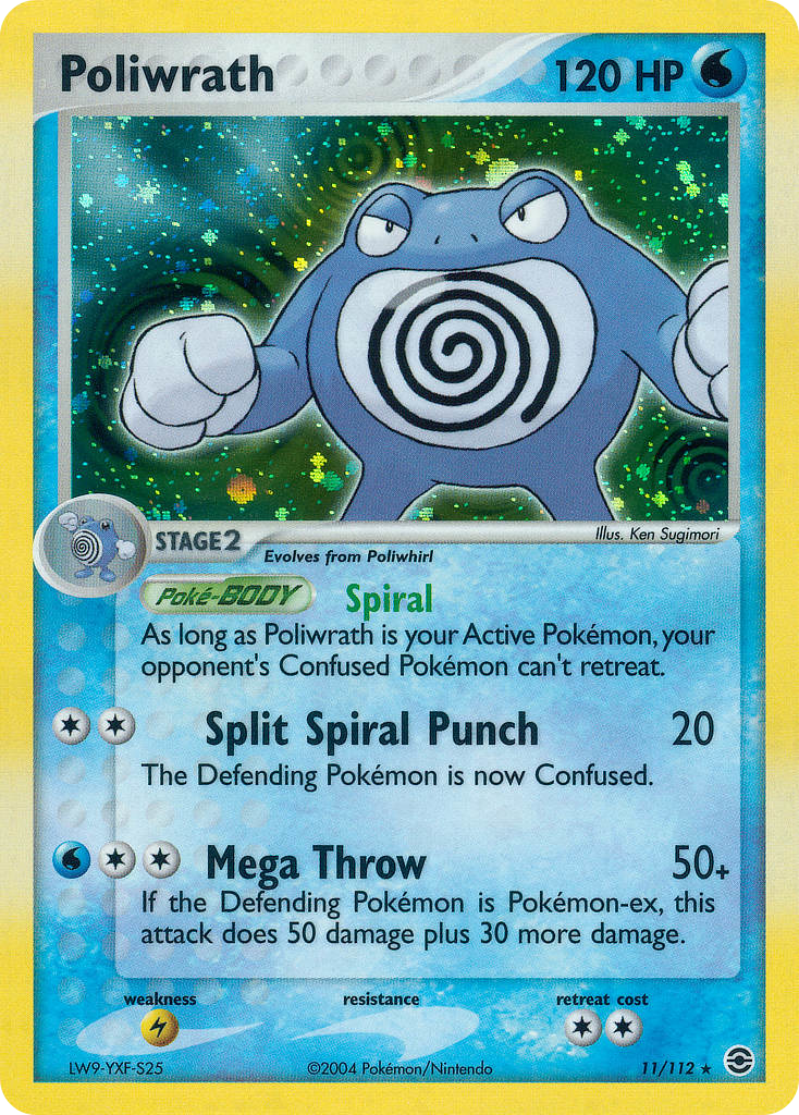 Poliwrath — illustrated card