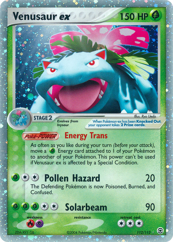 Venusaur ex — illustrated card