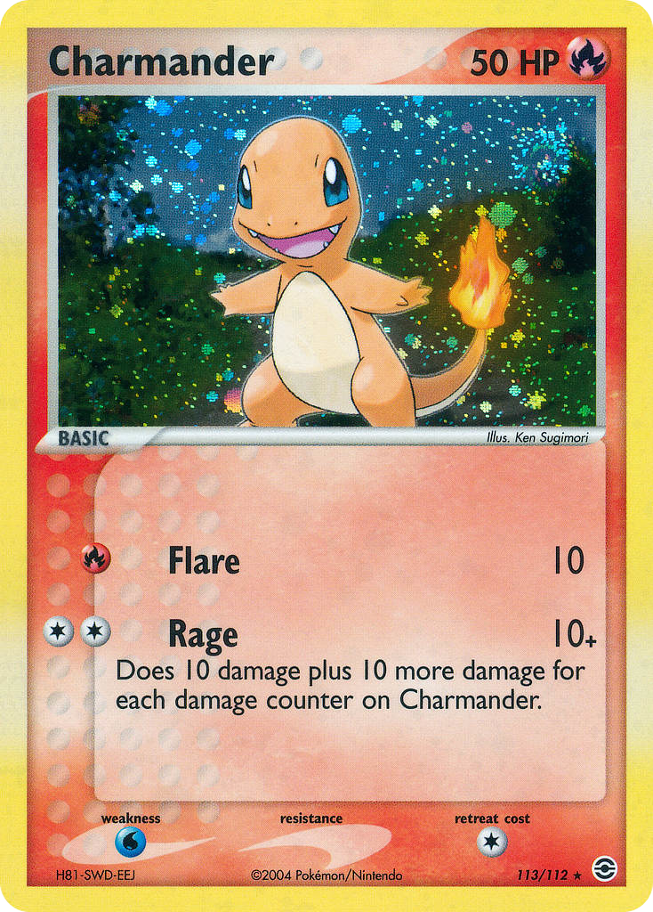 Charmander — illustrated card
