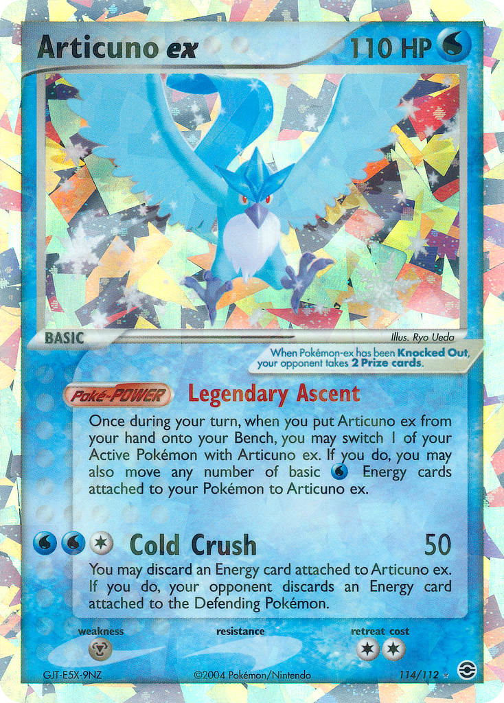 Articuno ex — illustrated card