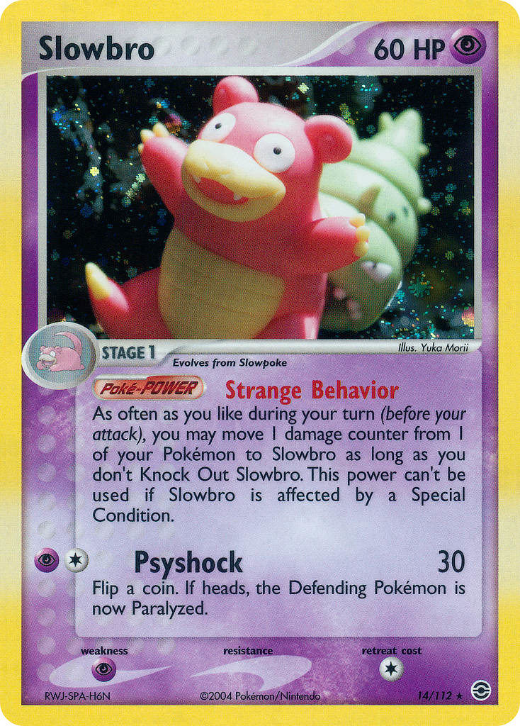 Slowbro — illustrated card