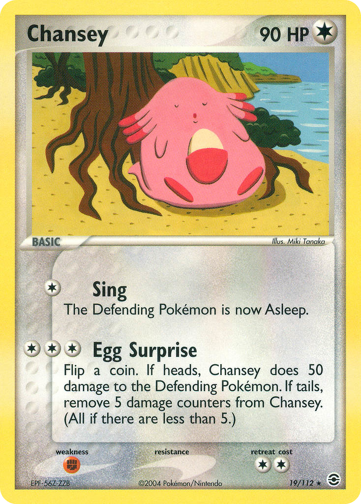Chansey — illustrated card