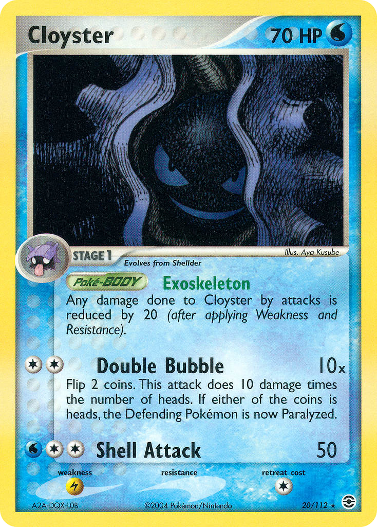 Cloyster — illustrated card