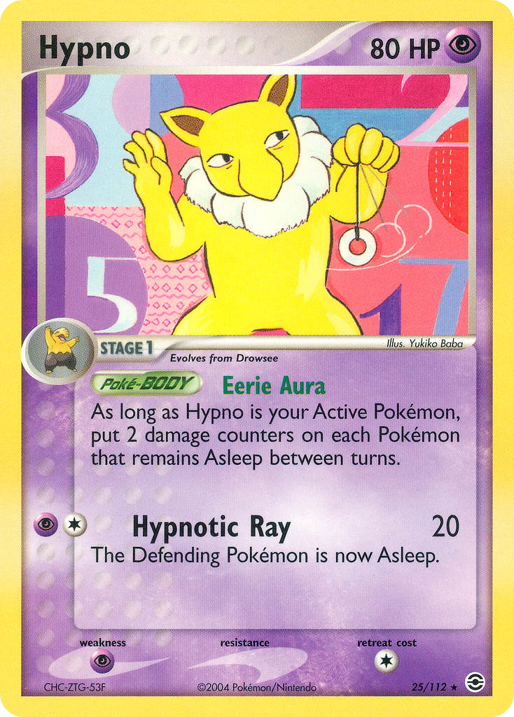 Hypno — illustrated card