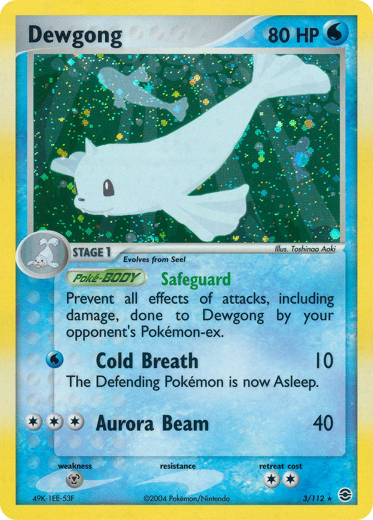 Dewgong — illustrated card