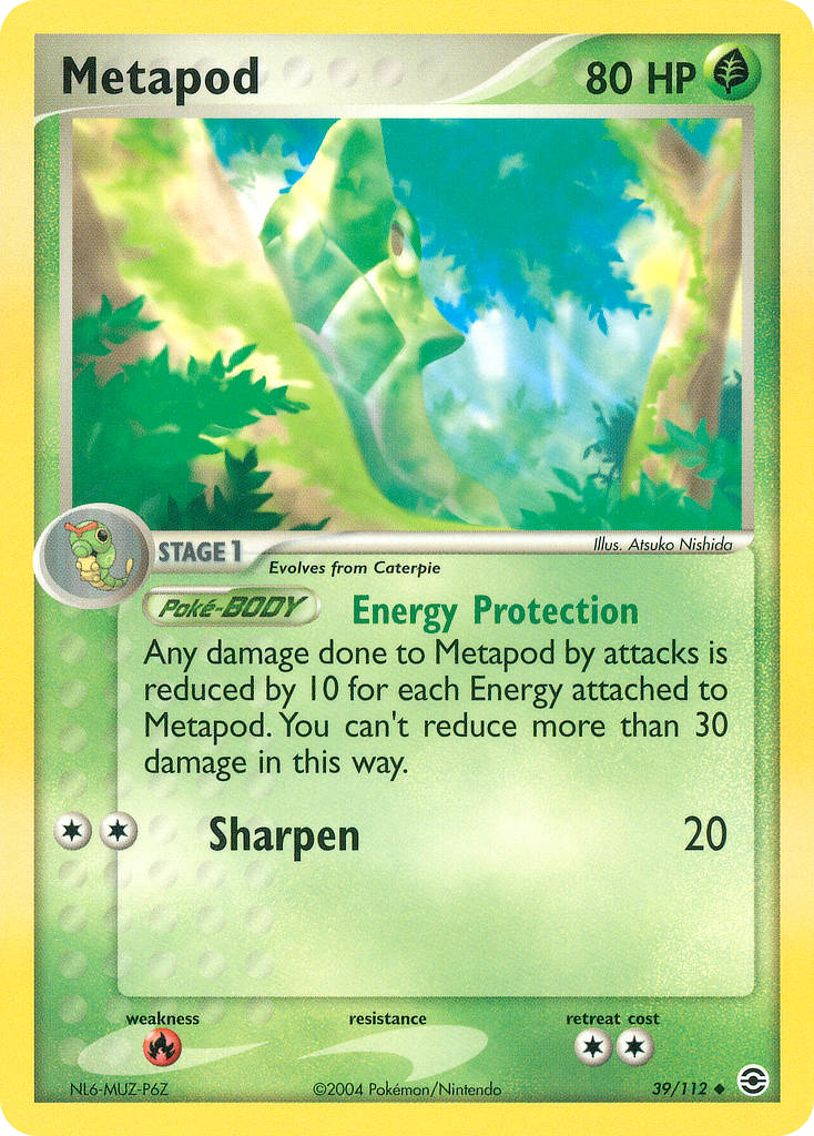 Metapod — illustrated card