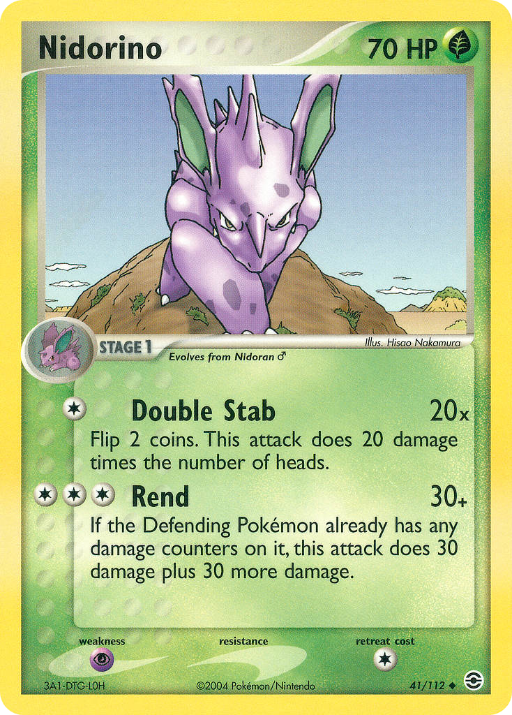 Nidorino — illustrated card