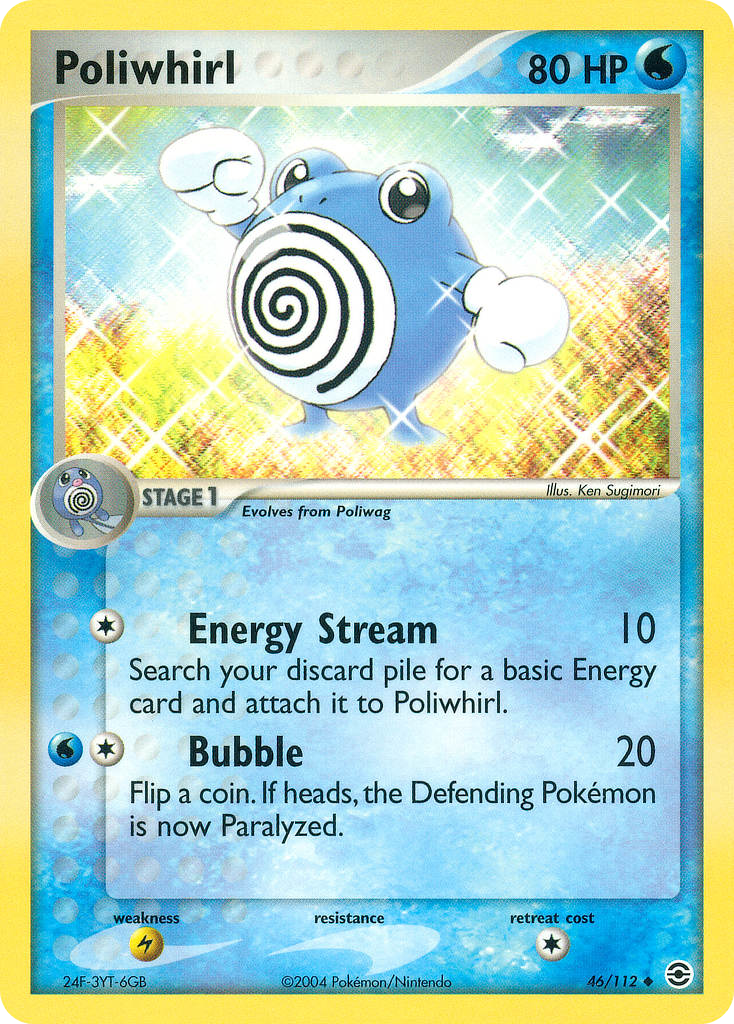 Poliwhirl — illustrated card