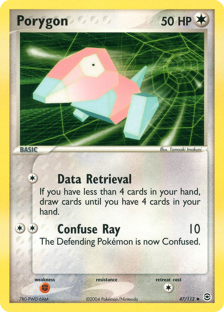Porygon — illustrated card