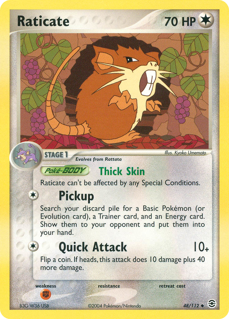 Raticate — illustrated card