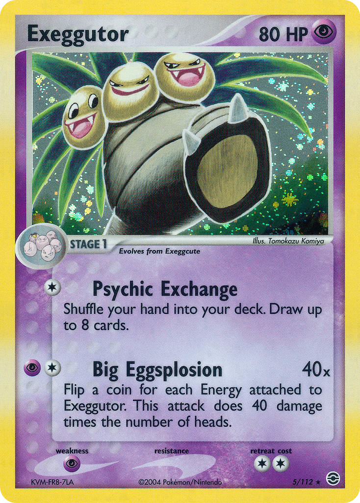 Exeggutor — illustrated card