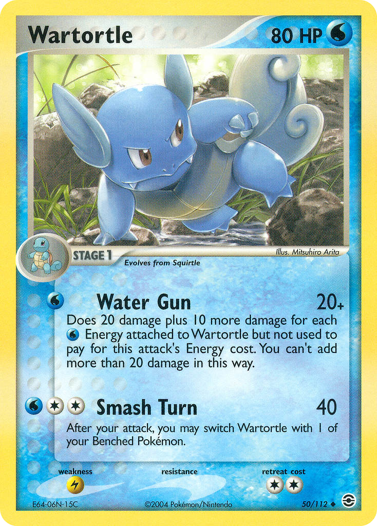 Wartortle — illustrated card