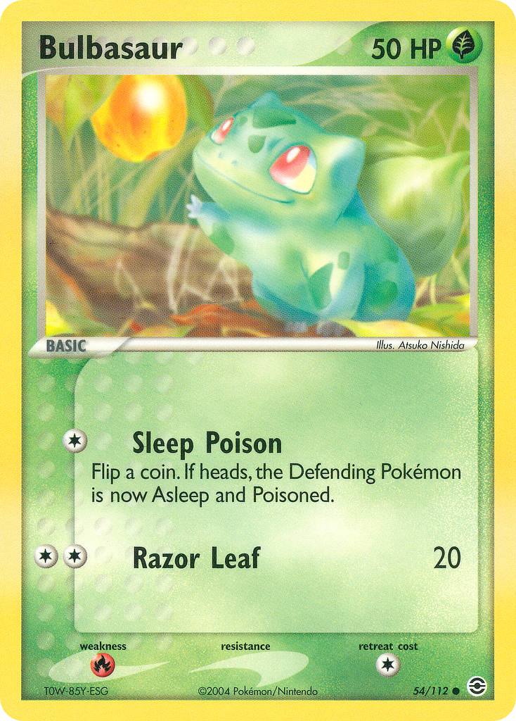 Bulbasaur — illustrated card