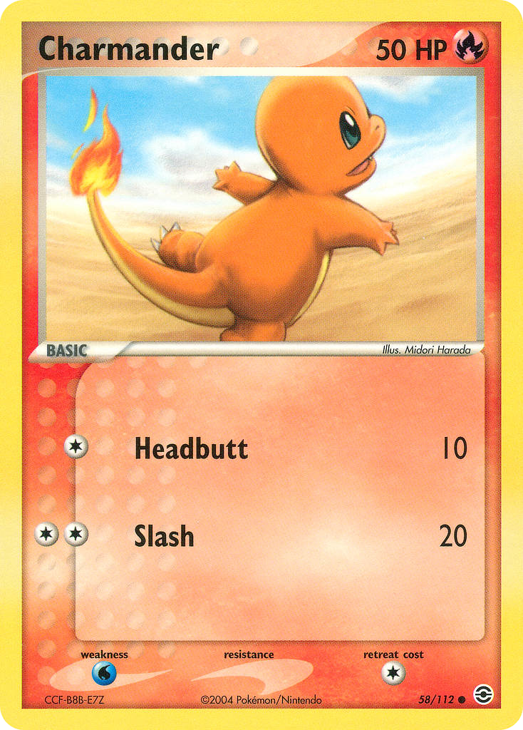 Charmander — illustrated card