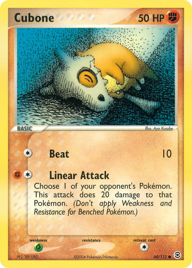 Cubone — illustrated card