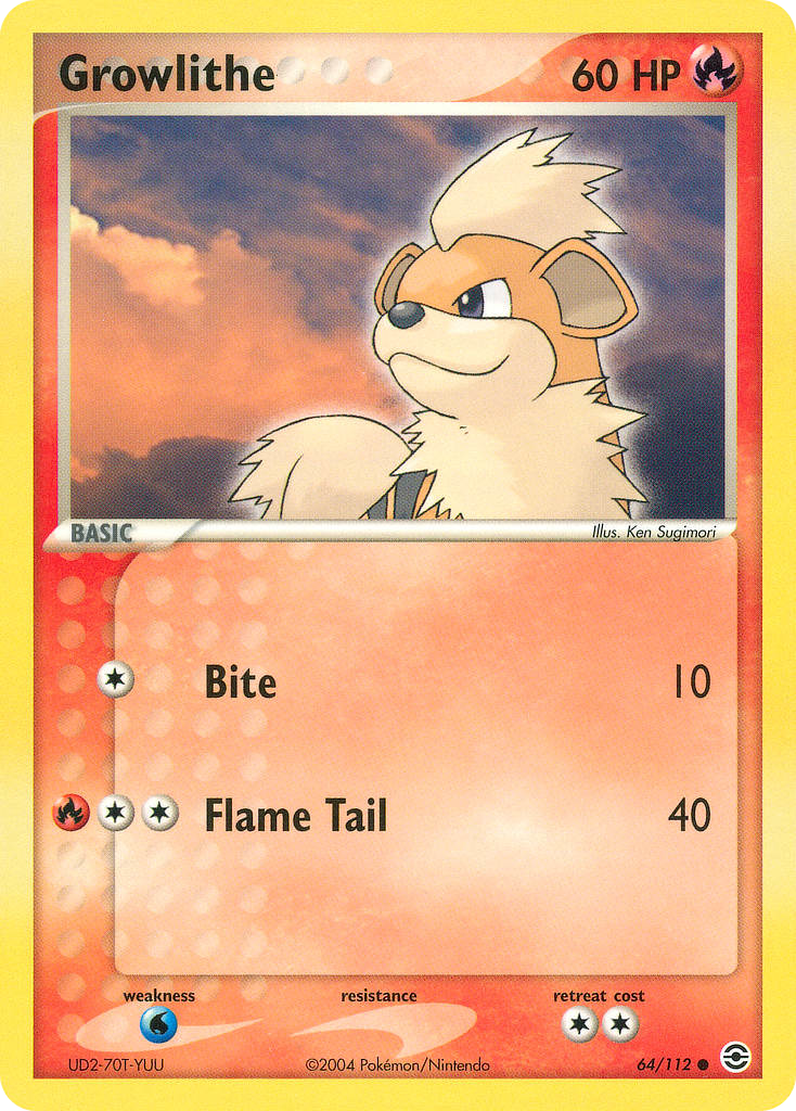 Growlithe — illustrated card