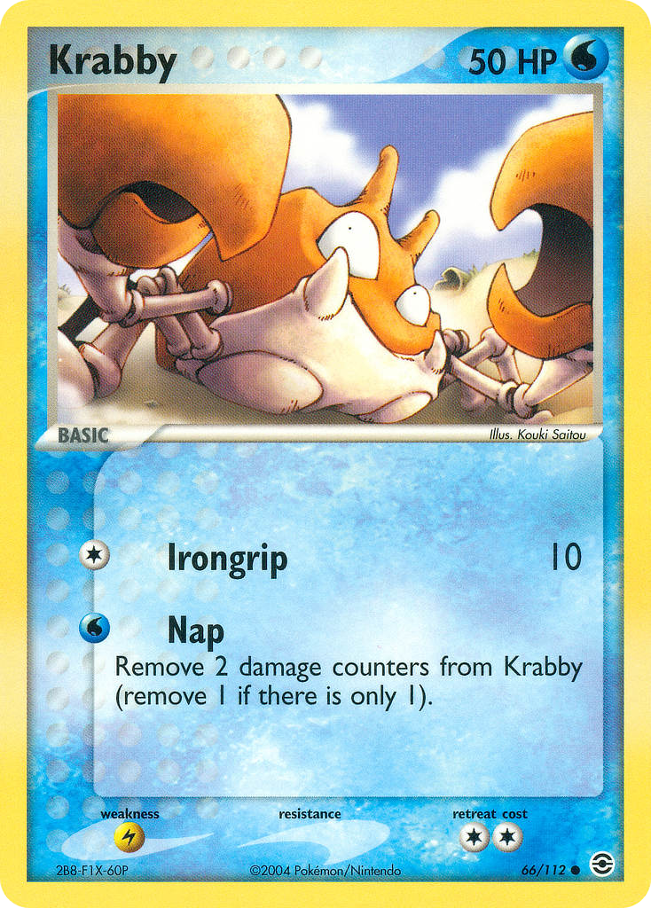 Krabby — illustrated card