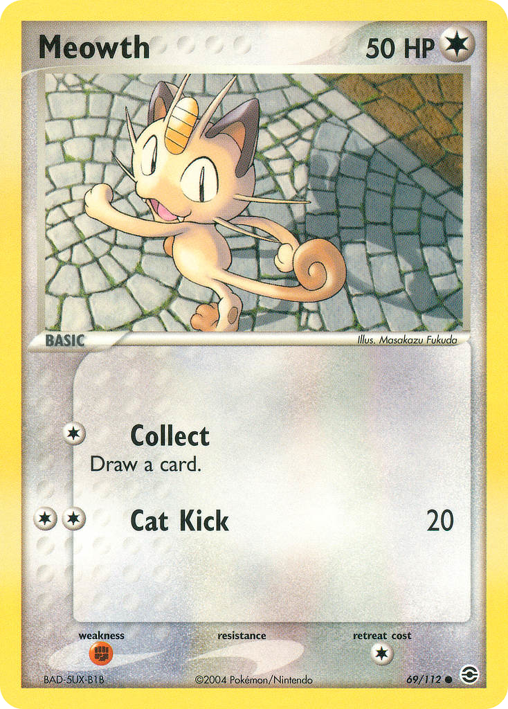 Meowth — illustrated card