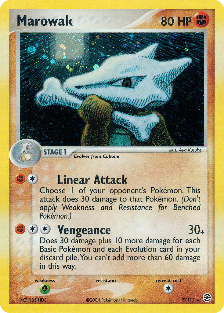 Marowak — illustrated card