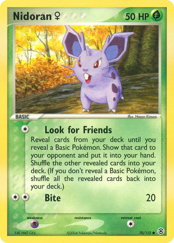 Nidoran ♀ — illustrated card