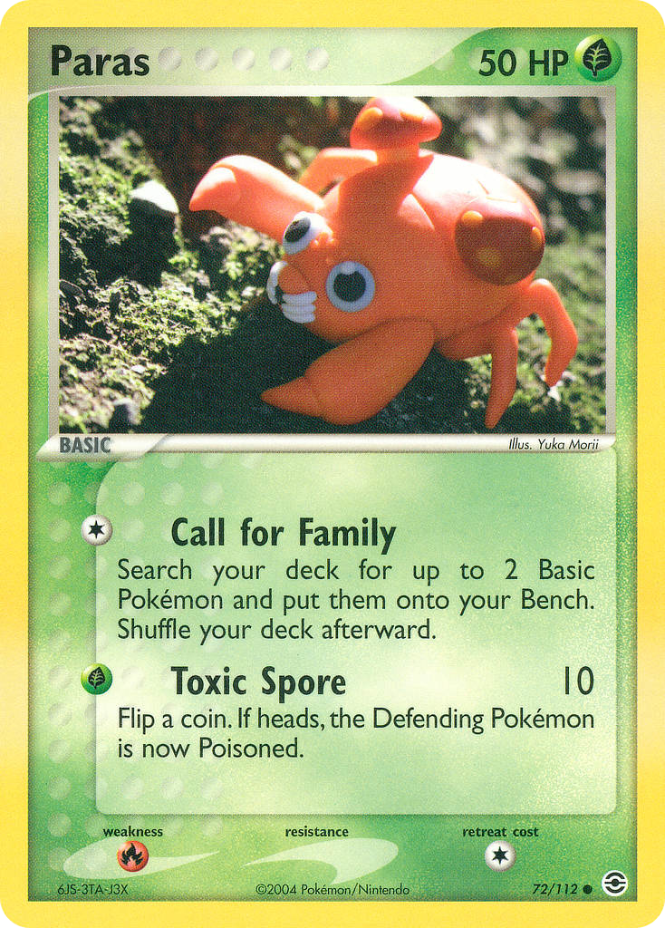 Paras — illustrated card